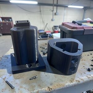 Milwaukee M12 Battery & Tool Holder Wall Mount PETG Heavy Duty 3D Printed